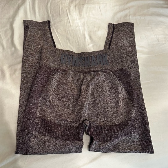 Gymshark Flex High Waisted Leggings - Purple Marl - Picture 6 of 7